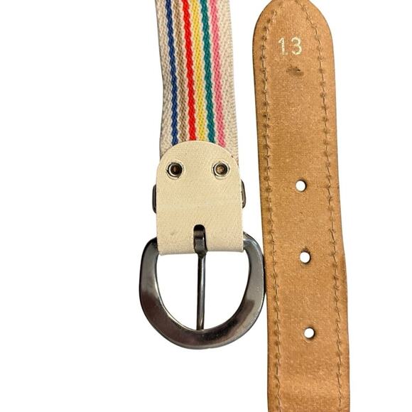 VINTAGE Rainbow Elastic Belt, 35” - Picture 3 of 5